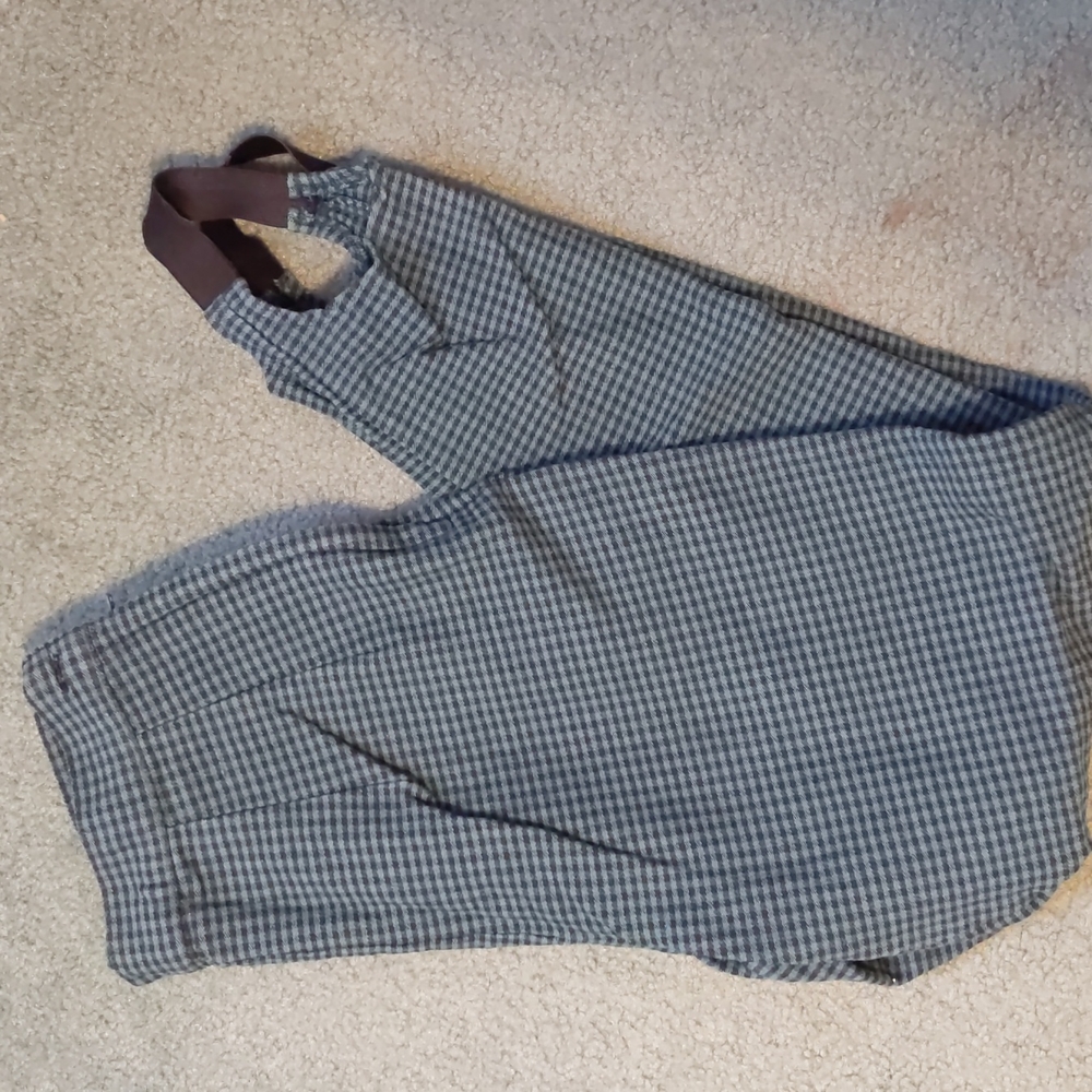 Teal and Black Stirrup Pants